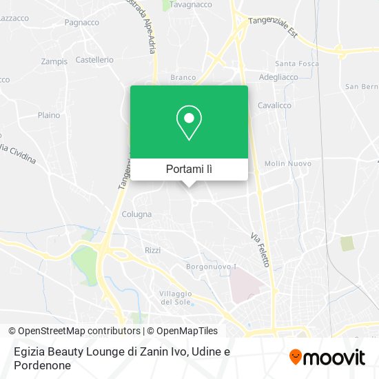 Mappa Egizia Beauty Lounge di Zanin Ivo