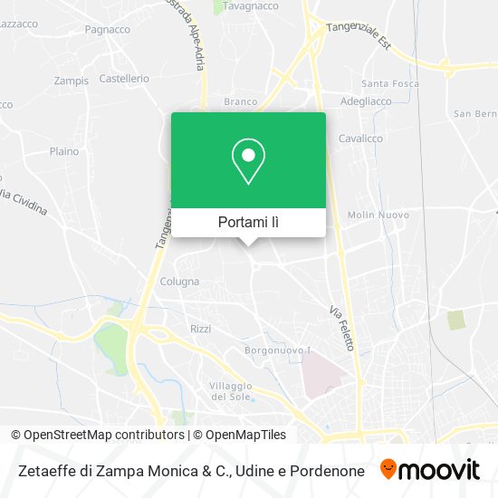 Mappa Zetaeffe di Zampa Monica & C.