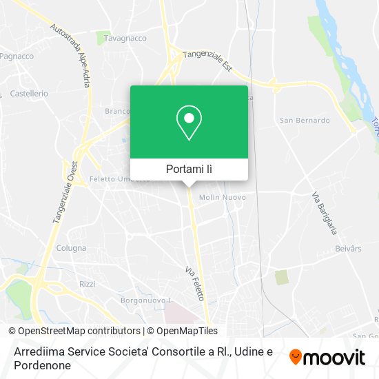 Mappa Arrediima Service Societa' Consortile a Rl.