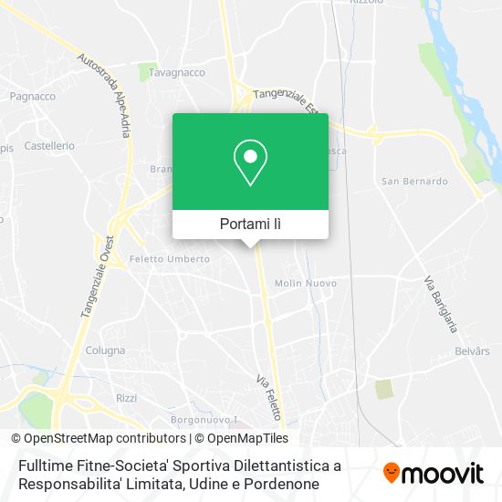 Mappa Fulltime Fitne-Societa' Sportiva Dilettantistica a Responsabilita' Limitata