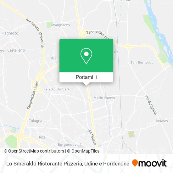 Mappa Lo Smeraldo Ristorante Pizzeria
