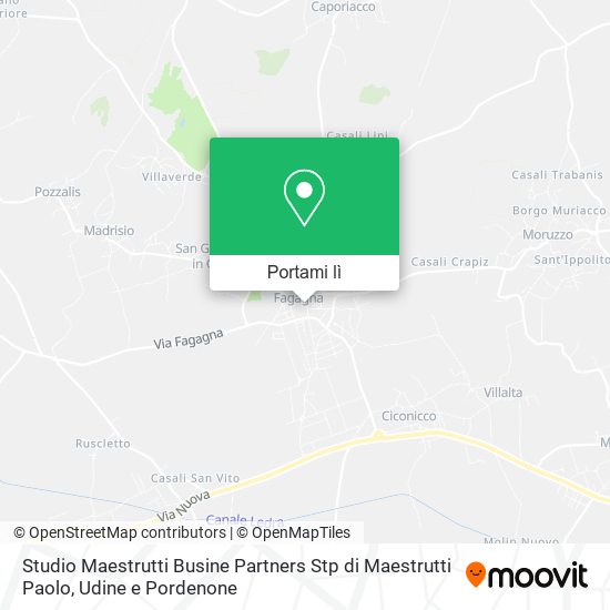 Mappa Studio Maestrutti Busine Partners Stp di Maestrutti Paolo