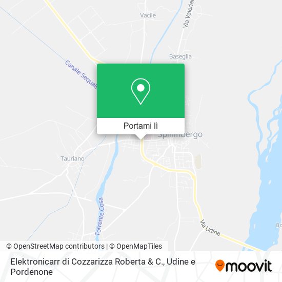 Mappa Elektronicarr di Cozzarizza Roberta & C.