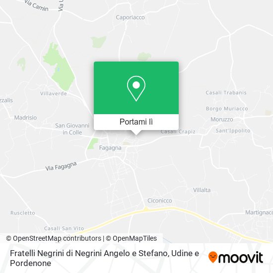 Mappa Fratelli Negrini di Negrini Angelo e Stefano
