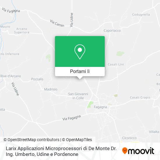Mappa Larix Applicazioni Microprocessori di De Monte Dr. Ing. Umberto