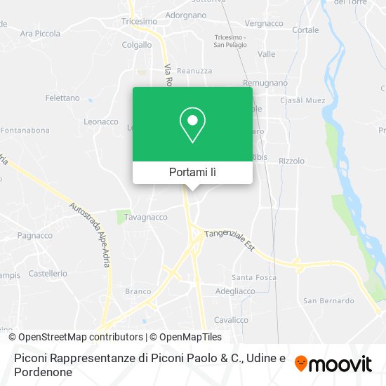 Mappa Piconi Rappresentanze di Piconi Paolo & C.