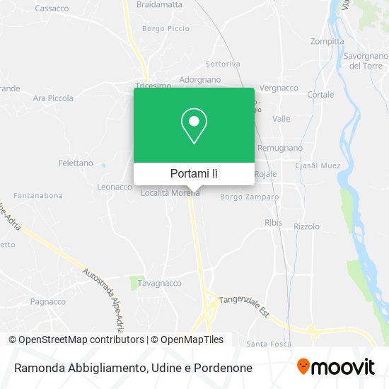 Mappa Ramonda Abbigliamento