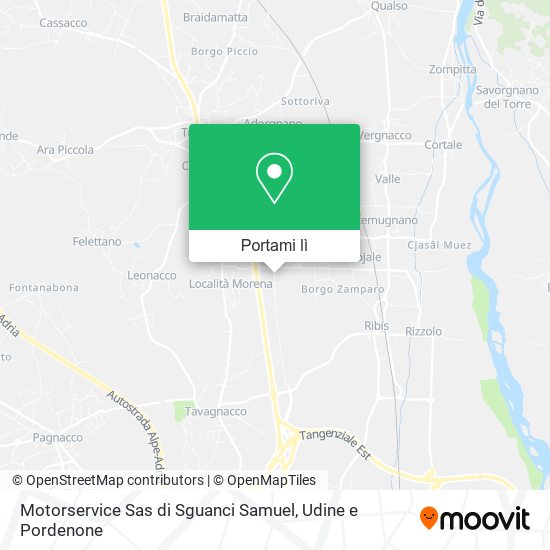 Mappa Motorservice Sas di Sguanci Samuel