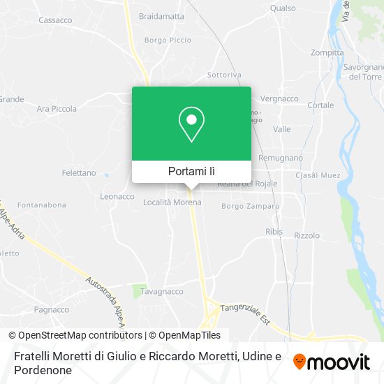 Mappa Fratelli Moretti di Giulio e Riccardo Moretti