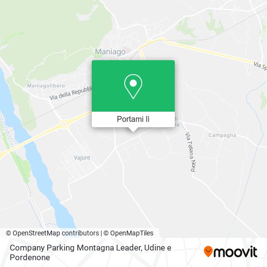 Mappa Company Parking Montagna Leader