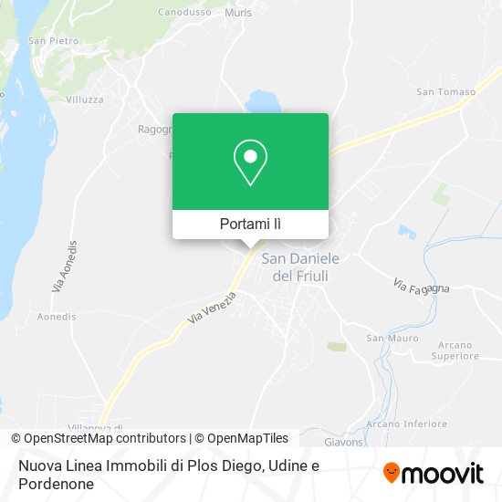 Mappa Nuova Linea Immobili di Plos Diego