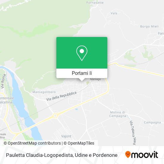 Mappa Pauletta Claudia-Logopedista