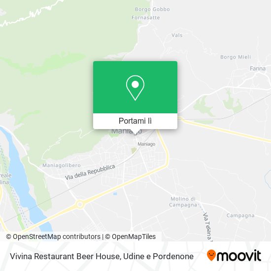 Mappa Vivina Restaurant Beer House