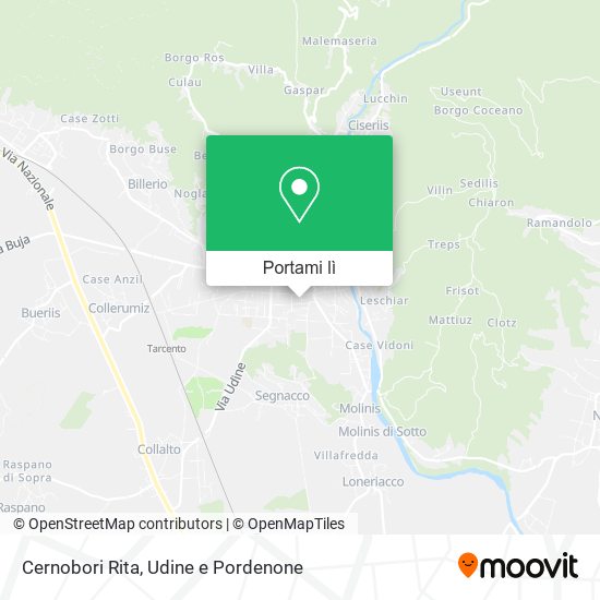 Mappa Cernobori Rita