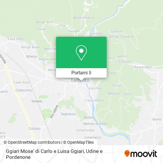 Mappa Ggiari Mose' di Carlo e Luisa Ggiari