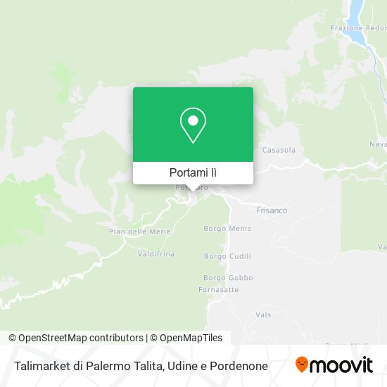Mappa Talimarket di Palermo Talita