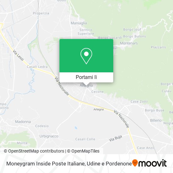 Mappa Moneygram Inside Poste Italiane