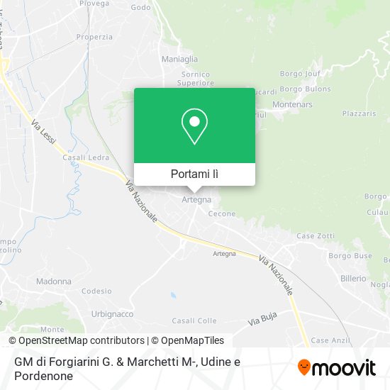 Mappa GM di Forgiarini G. & Marchetti M-