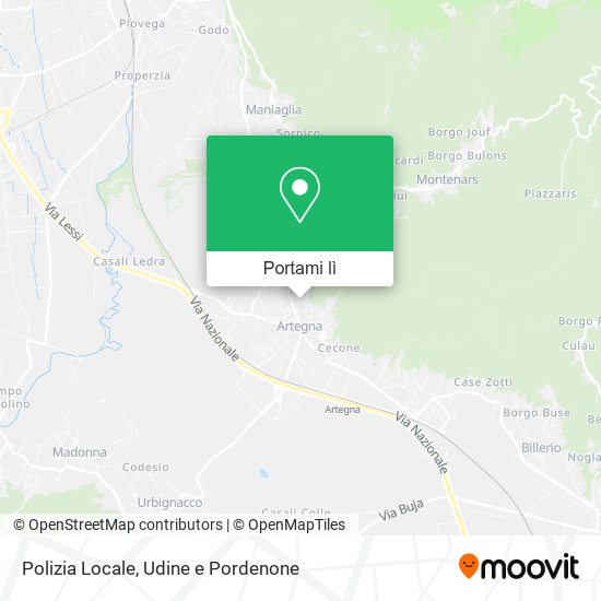 Mappa Polizia Locale