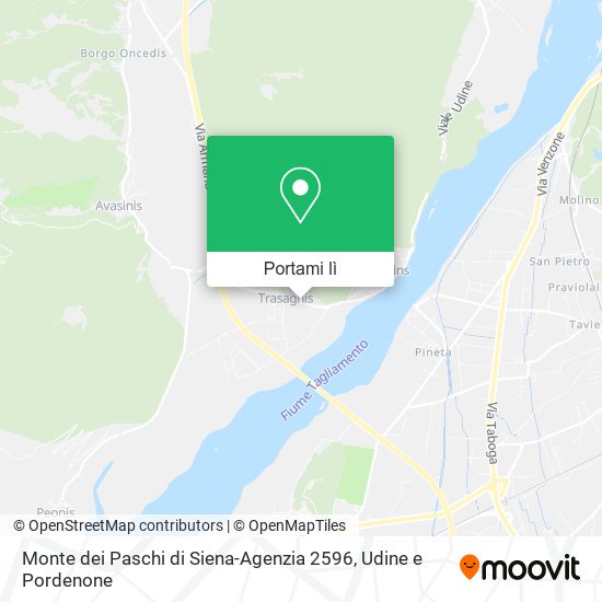 Mappa Monte dei Paschi di Siena-Agenzia 2596