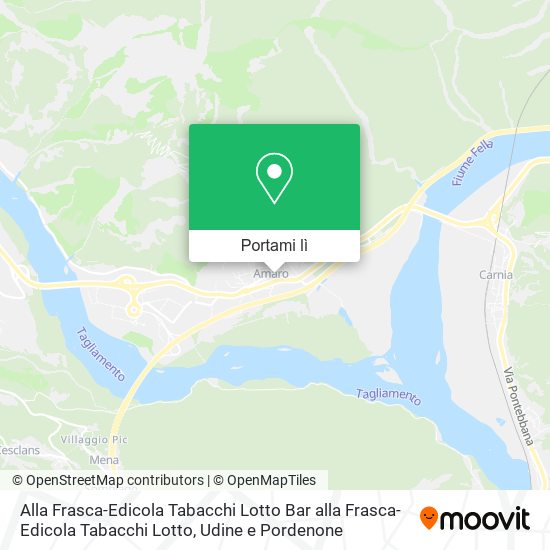 Mappa Alla Frasca-Edicola Tabacchi Lotto Bar alla Frasca-Edicola Tabacchi Lotto