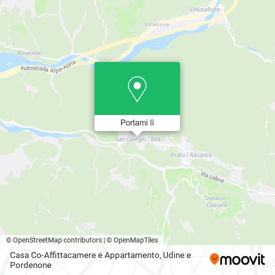 Mappa Casa Co-Affittacamere e Appartamento