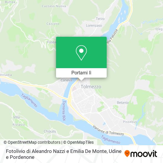 Mappa Fotolivio di Aleandro Nazzi e Emilia De Monte