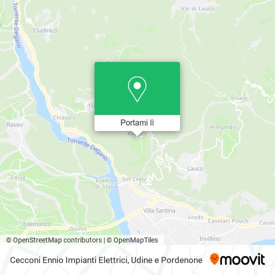 Mappa Cecconi Ennio Impianti Elettrici