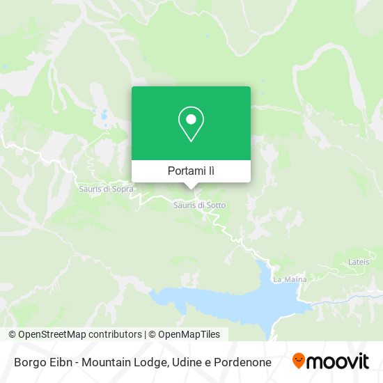 Mappa Borgo Eibn - Mountain Lodge