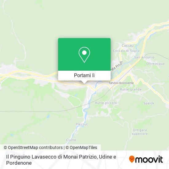 Mappa Il Pinguino Lavasecco di Monai Patrizio