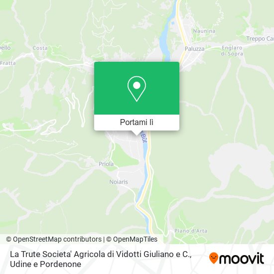 Mappa La Trute Societa' Agricola di Vidotti Giuliano e C.
