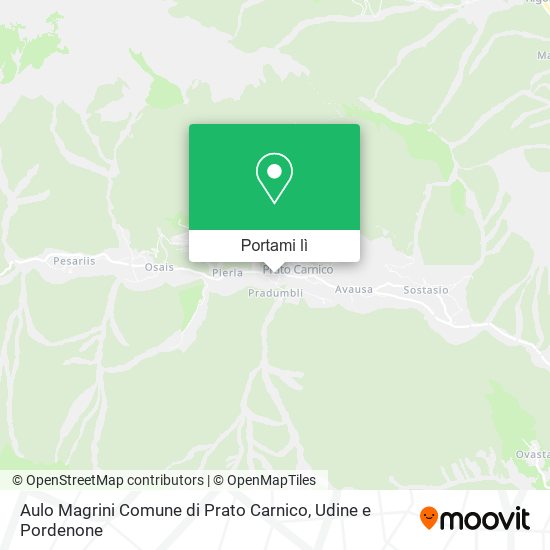 Mappa Aulo Magrini Comune di Prato Carnico