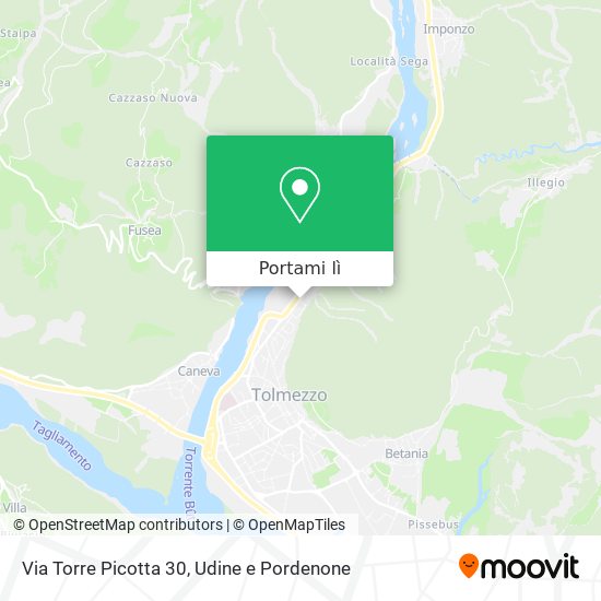 Mappa Via Torre Picotta 30