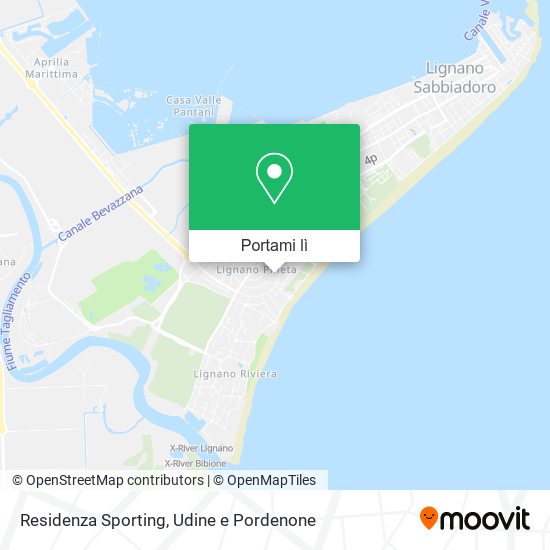 Mappa Residenza Sporting