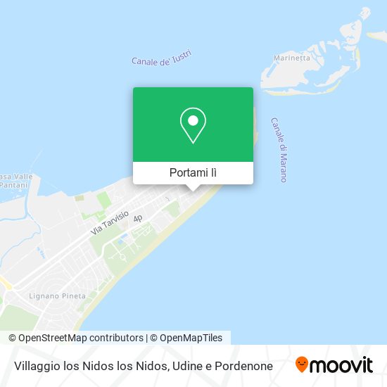 Mappa Villaggio los Nidos los Nidos