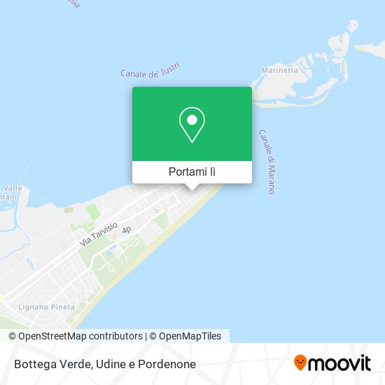 Mappa Bottega Verde