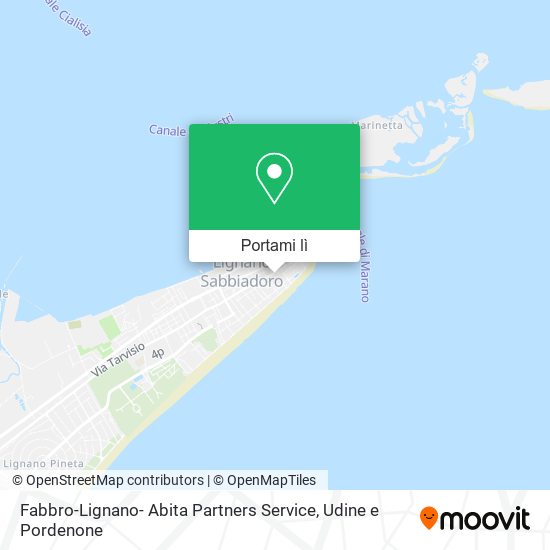 Mappa Fabbro-Lignano- Abita Partners Service