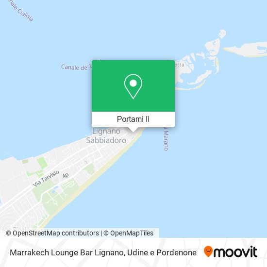 Mappa Marrakech Lounge Bar Lignano