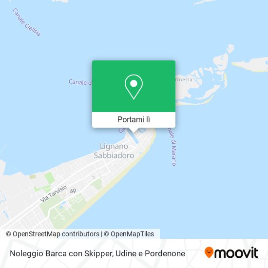 Mappa Noleggio Barca con Skipper