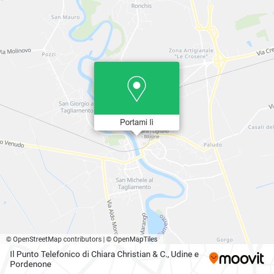 Mappa Il Punto Telefonico di Chiara Christian & C.