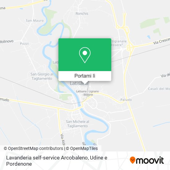 Mappa Lavanderia self-service Arcobaleno