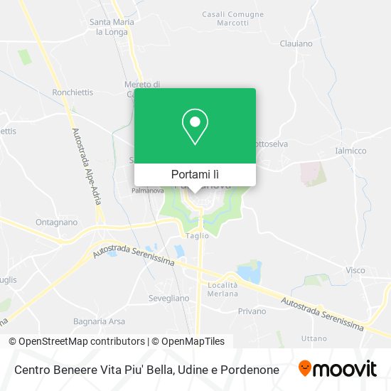 Mappa Centro Beneere Vita Piu' Bella