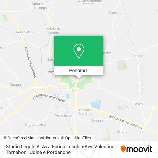 Mappa Studio Legale A. Avv. Enrica Lucchin-Avv. Valentino Tornaboni