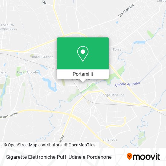 Mappa Sigarette Elettroniche Puff