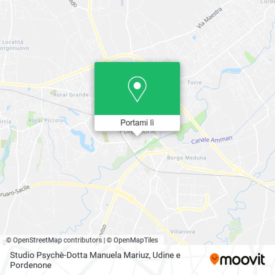 Mappa Studio Psychè-Dotta Manuela Mariuz