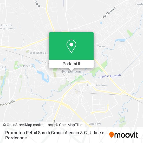Mappa Prometeo Retail Sas di Grassi Alessia & C.