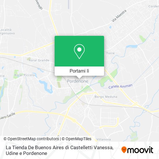 Mappa La Tienda De Buenos Aires di Castelletti Vanessa