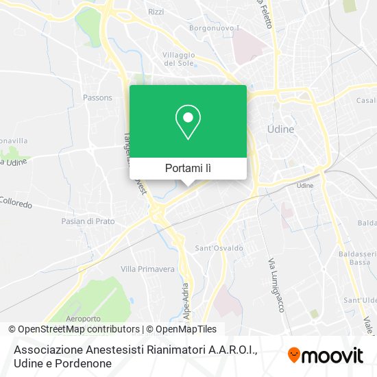 Mappa Associazione Anestesisti Rianimatori A.A.R.O.I.