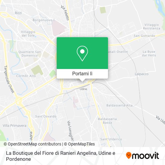 Mappa La Boutique del Fiore di Ranieri Angelina