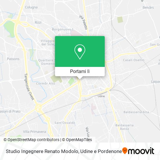 Mappa Studio Ingegnere Renato Modolo